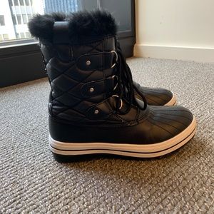 LIKE NEW faux leather Polar Snow/Rain Boots